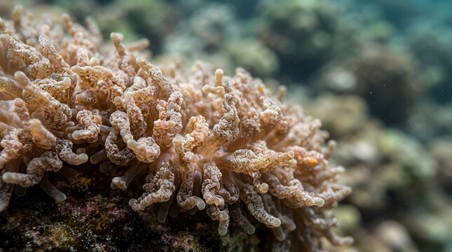 Coral Texture Close-Up Macro Detail Underwater