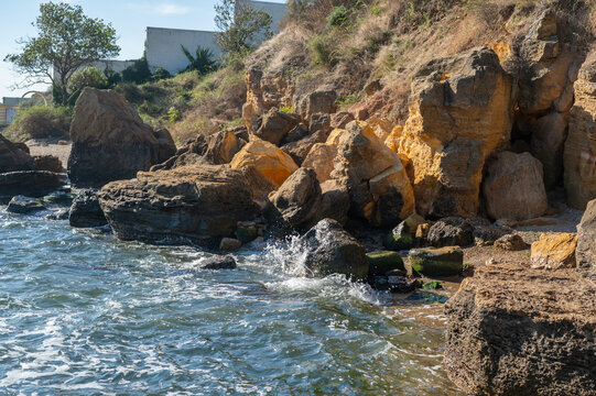 beautiful view of the sea coast