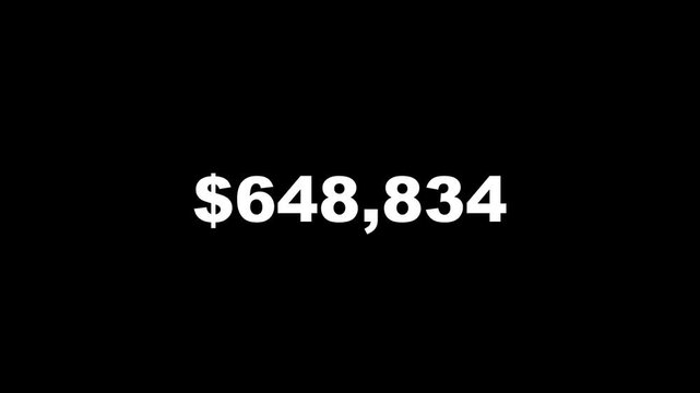 Rising Money Counter Fade Out Ending