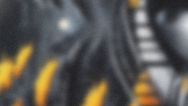 Dark Abstract Gray Background with Yellow Orange Blurred Shapes, abstract, background, dark, gray, grey, black, yellow, orange, gold, golden, blur, blurred, defocused, 