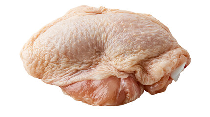 Raw chicken thigh with skin on © Theodore