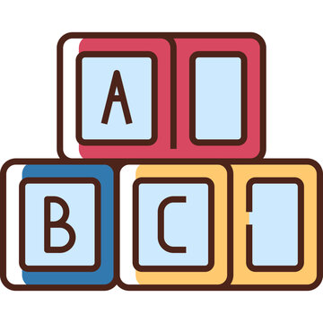 letter blocks icon