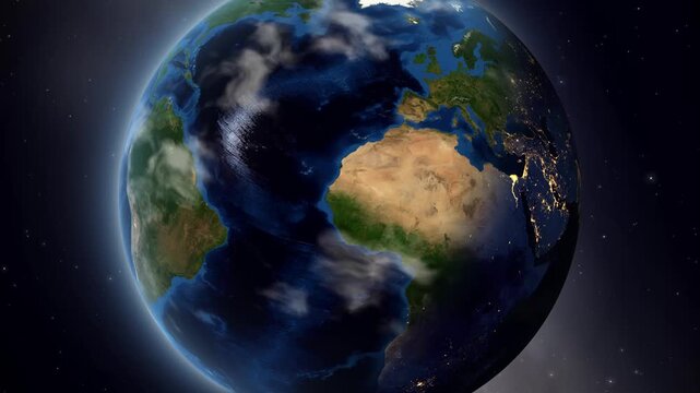 Earth Zoom In to Samsun Turkey Map Marker Animation
