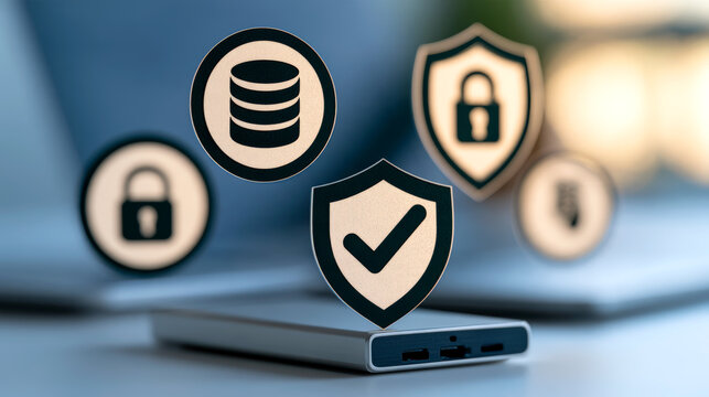 Secure cold wallet protects digital savings with offline storage and data security