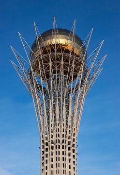 Astana, Kazakhstan - October 25, 2022: Baiterek, monument and observation tower