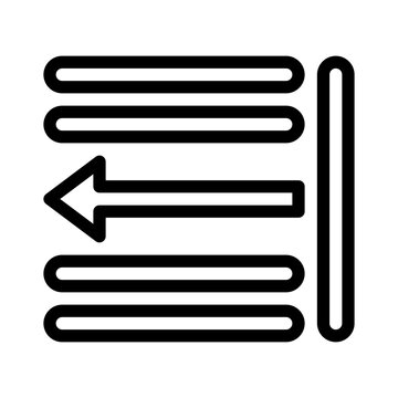align left line icon
