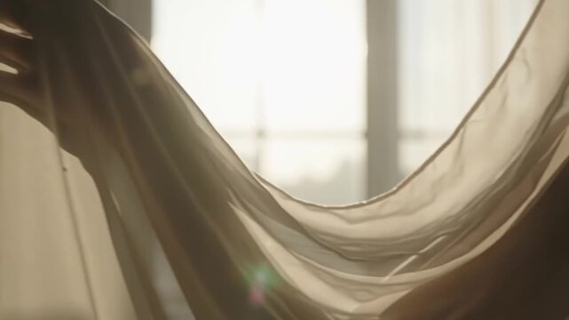 High resolution stock video footage of silhouette against bright window 1080p showing abstract micro structural details and textures with professional motion details