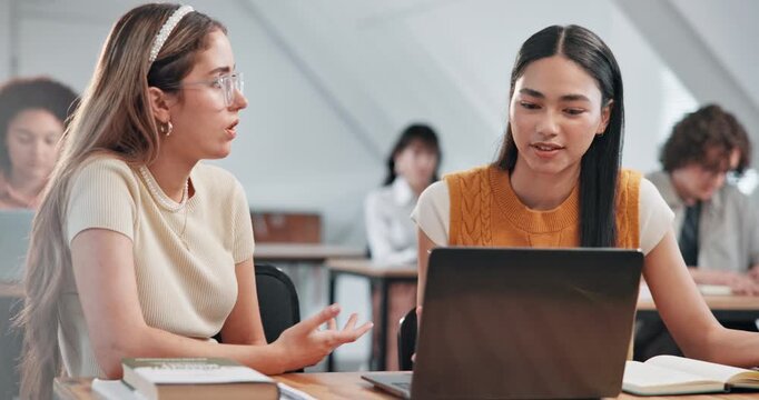 College, anger or friends in class with laptop, low grade or academic pressure in online assignment. University, people or student with tech, poor exam results or frustration with group assessment.