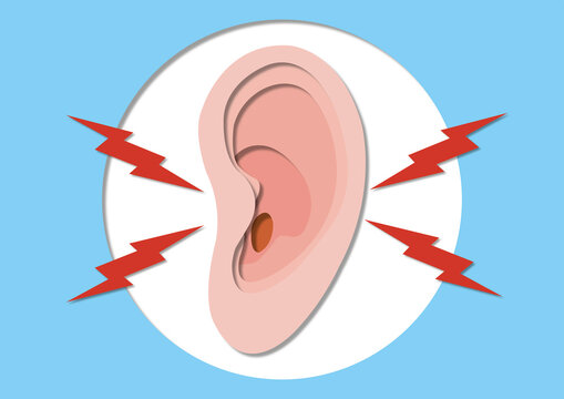 Earache, conceptual illustration
