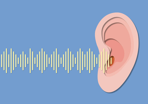 Hearing, conceptual illustration