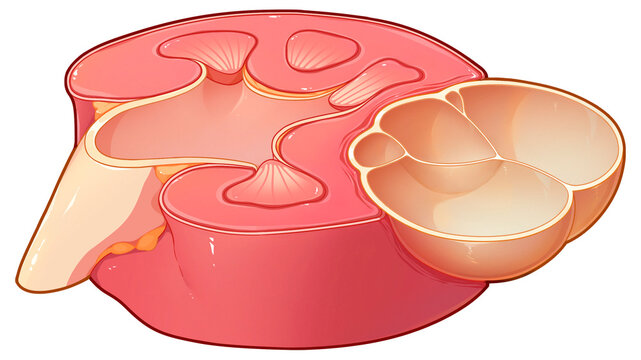 Bosniak IIF renal cyst, illustration