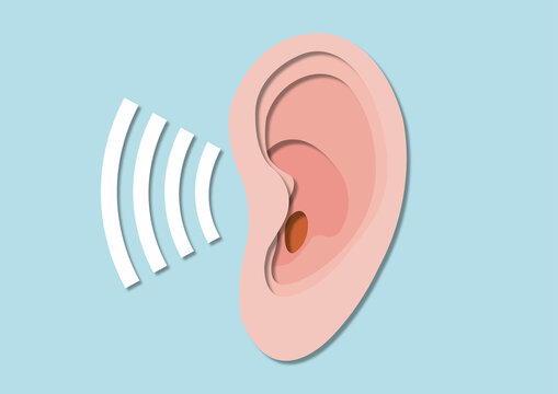 Hearing, conceptual illustration