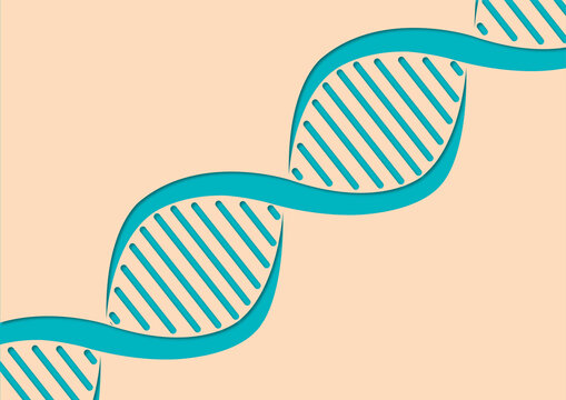 DNA molecule, conceptual illustration