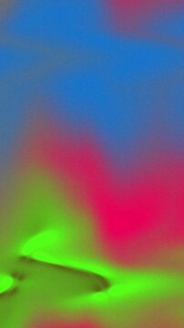 Vibrant abstract background with smooth blending of blue pink and green tones.