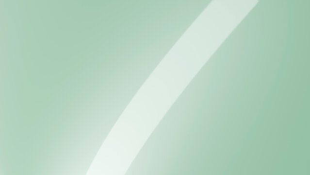 Abstract green curved gradient shape digital illustration