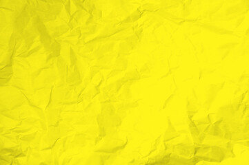 Zerknülltes gelbes Papier als Hintergrund Textur © kebox