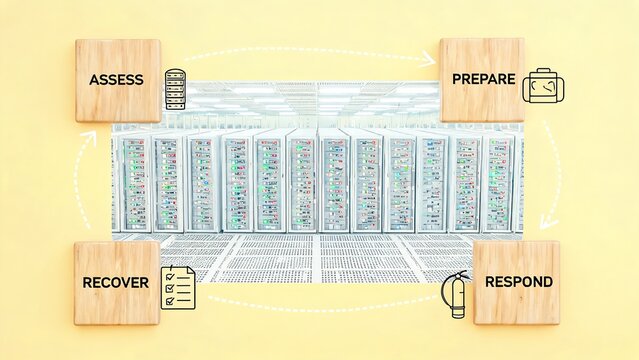 Data Center Disaster Recovery Workflow Planning Business Continuity Strategy