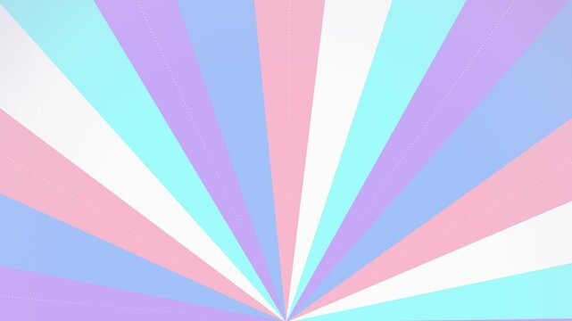 Pastel pink blue lavender purple sunburst rays rotate in grid. retro pop art pattern creates vibrant motion loop.