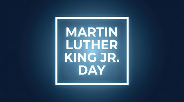 Martin Luther King Jr. Day celebration background