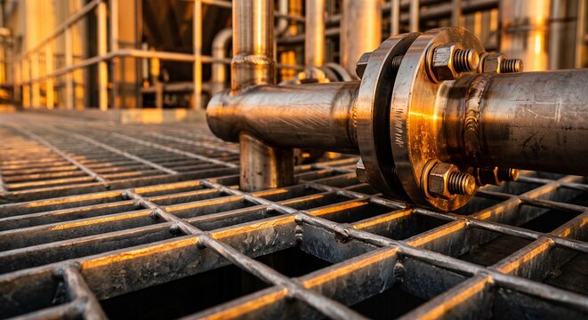 industrial steel factory