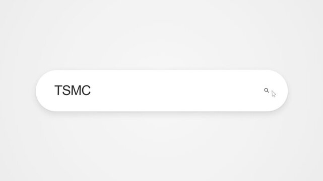 Searching for TSMC, representing online research and technology-related web browsing