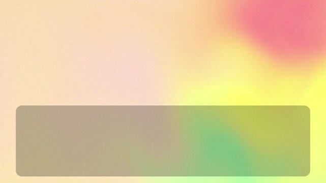Abstract soft pastel color gradient background with a rectangular frame banner.