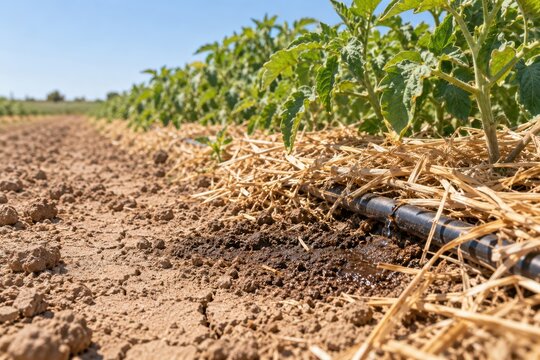 Drought Resilient Drip Irrigation and Mulch for Water Efficient Farming