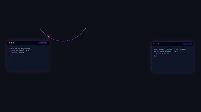 Grid of coding windows for software development and tech themes