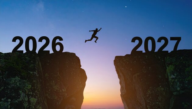  man jump between two cliffs 2026 and 2027 