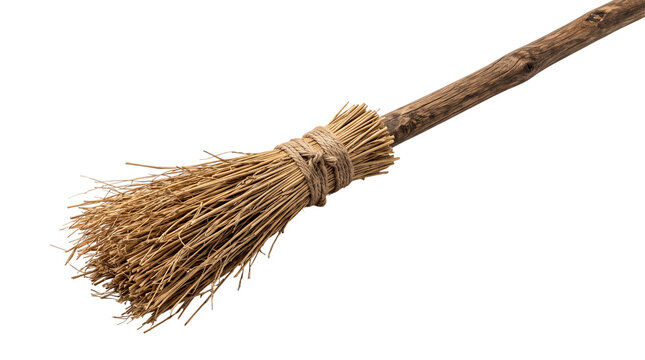 broom isolated on white