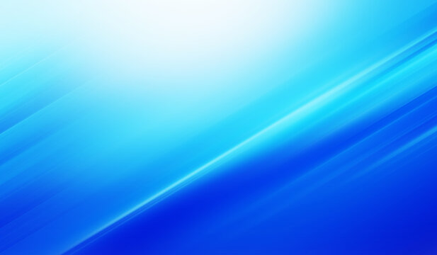 The deep blue abstract background displays a fast motion effect