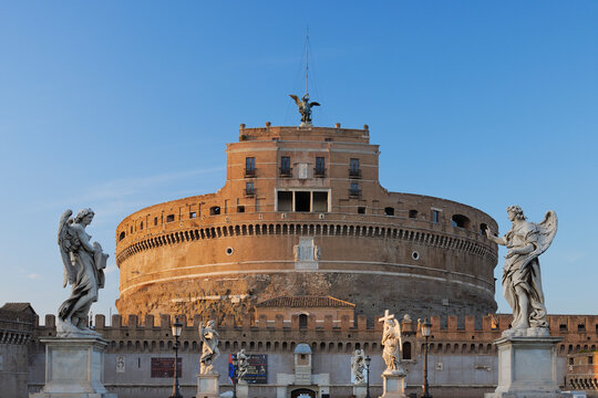 Rome, View of Castel Sant'Angelo