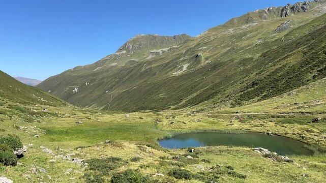 Davos in den Bergen.