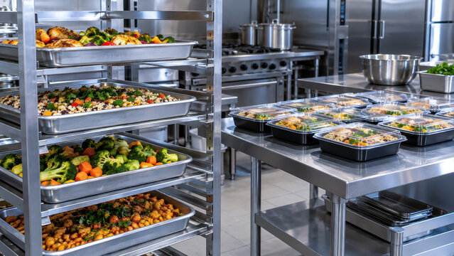 Commercial kitchen food preservation supports low waste through organized meal storage and efficient preparation for service