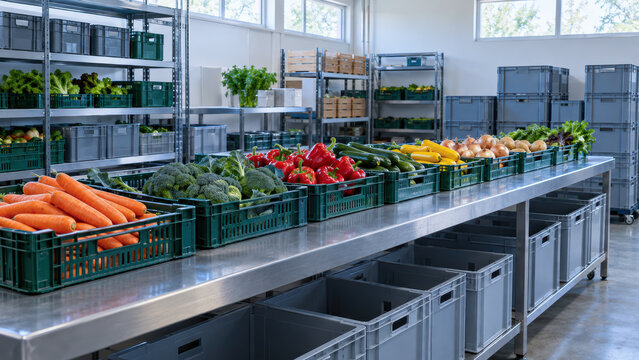 Food preservation low waste kitchens supports fresh produce sorting, efficient storage, and sustainable meal preparation with careful organization