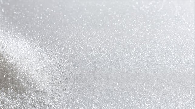 White Sparkle Texture Background with Soft Light and Copy Space