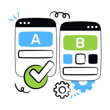 Vector design of a/b test 