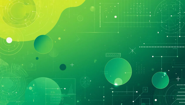 Abstract Digital Technology Background with Futuristic Graphics