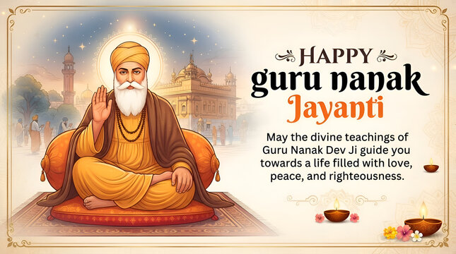 Guru Nanak Jayanti Social Media Post