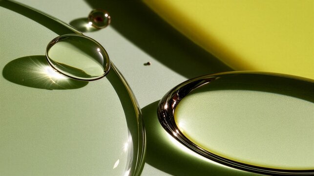 Eyeglasses on pastel mint and butter background for summer dessert campaign