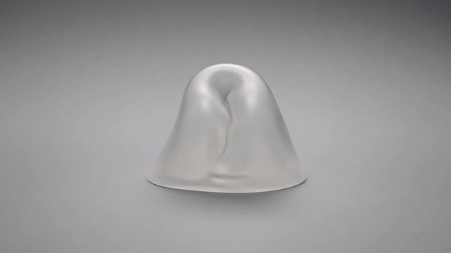 Video Effect Flexible Silicone Dome Inverting and Popping Back