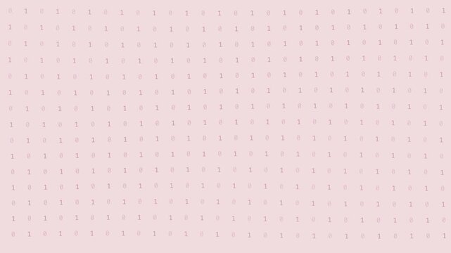 Soft sakura pink binary checker shift background with gentle seamless motion