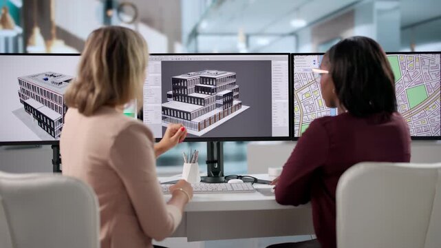 Architect And Engineer Discuss 3D BIM Modeling