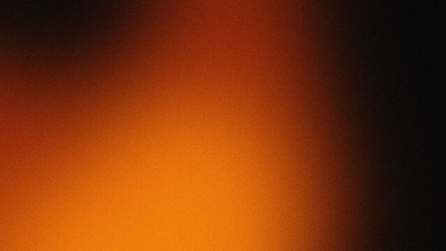 Gradient abstract orange background with a textured grainy surface,Beautiful backdrop for Halloween celebrations