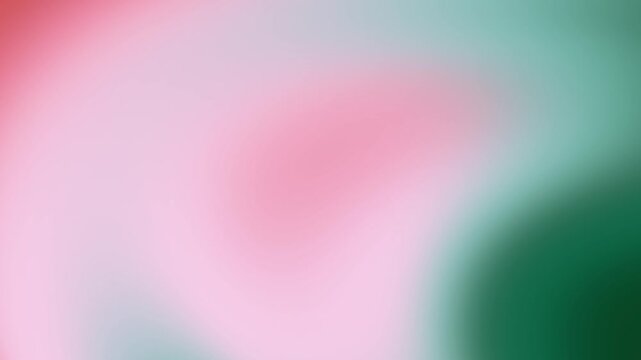 Soft Zoisite Gradient Animation in Pink Aqua and Emerald Green