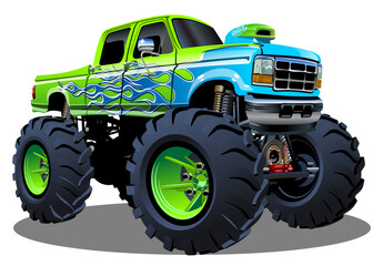 Cartoon Monster Truck © Mechanik
