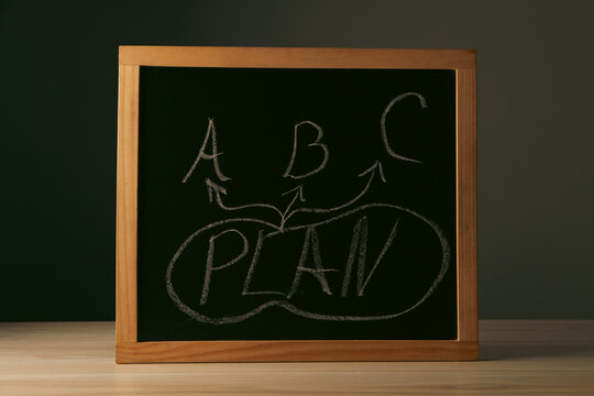 chalk board with white background. plan, strategy, plan, business,