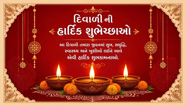 Nutan Varshabhinandan', meaning 'Happy New Year' in Gujarati language, India. Indian festival of lights, even called Diwali. Nutan varshabhinandan and ...