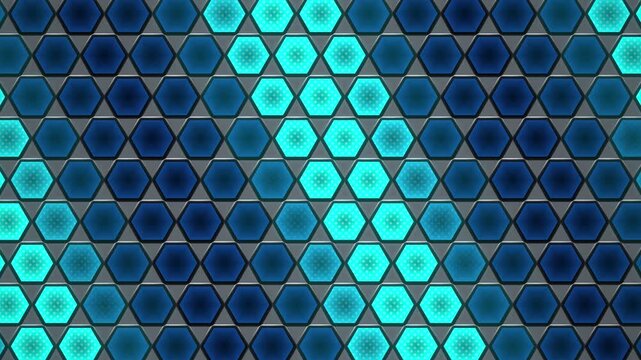 Hexagonal Honeycomb Cyber Mesh Backlight Grille Loop