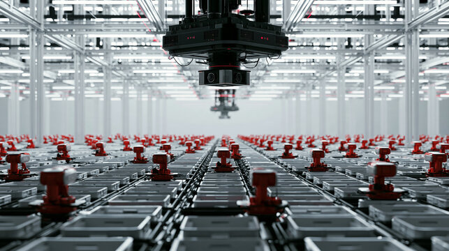 Automated Warehouse Robotics System for Storage and Logistics